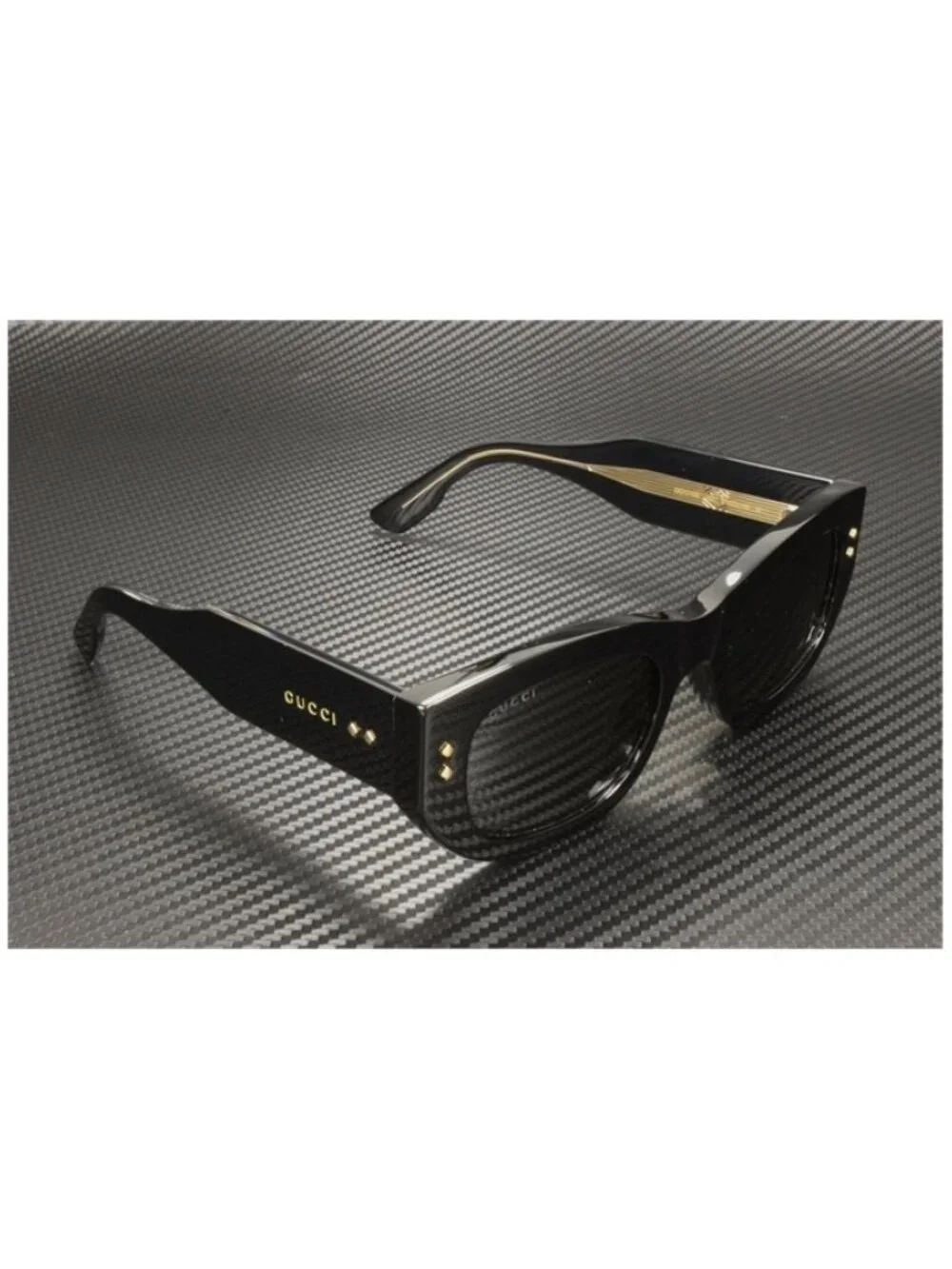 New Gucci Women  Black Sunglasses  51- 22- 145